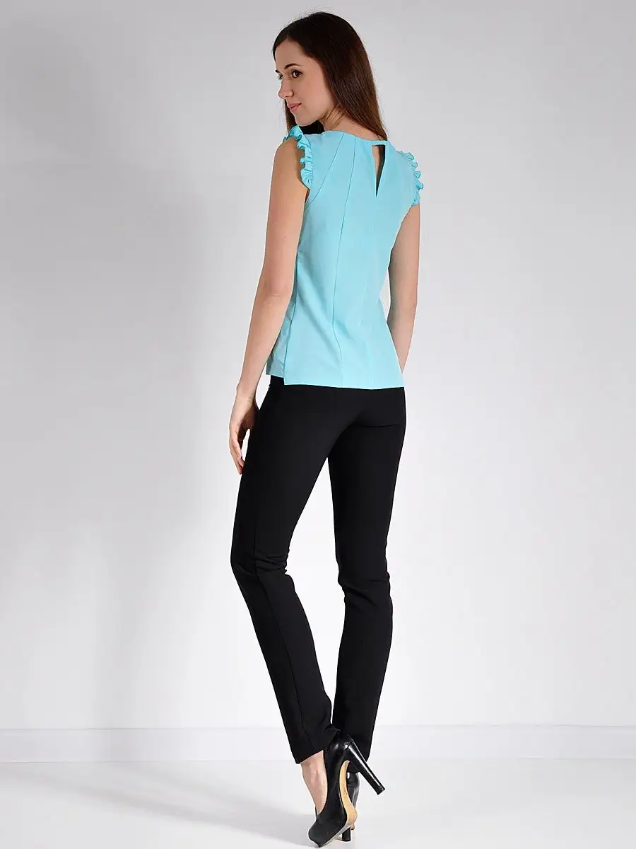 Блузка белая офисная нарядная — изображение 3