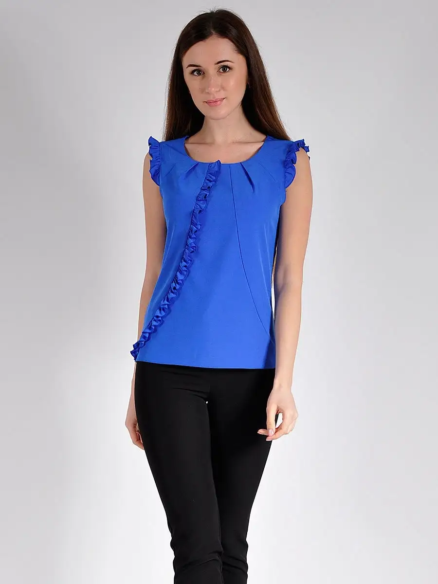 Блузка белая офисная нарядная