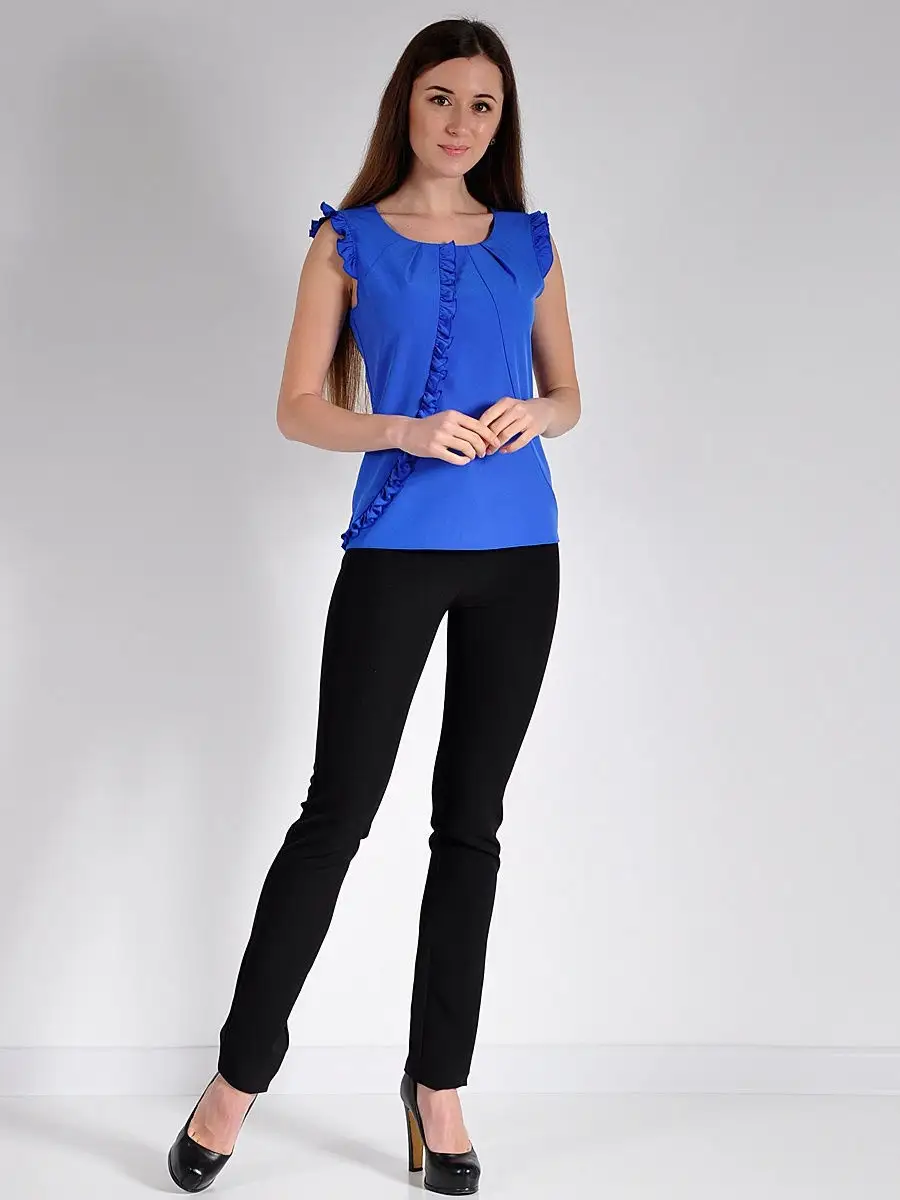 Блузка белая офисная нарядная — изображение 2