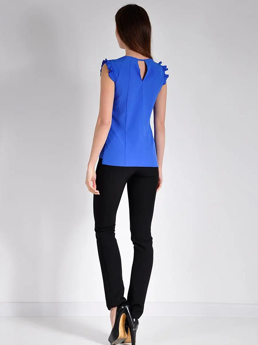 Блузка белая офисная нарядная — изображение 3