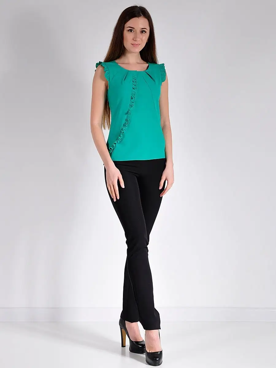 Блузка белая офисная нарядная — изображение 2