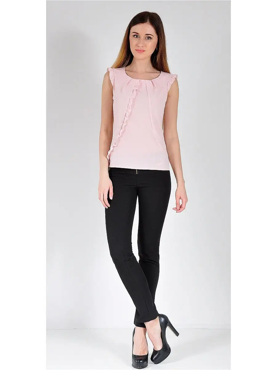 Блузка белая офисная нарядная — изображение 2