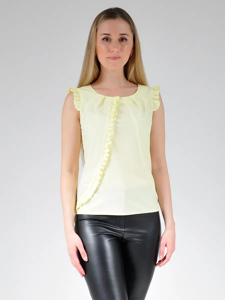 Блузка белая офисная нарядная — изображение 2