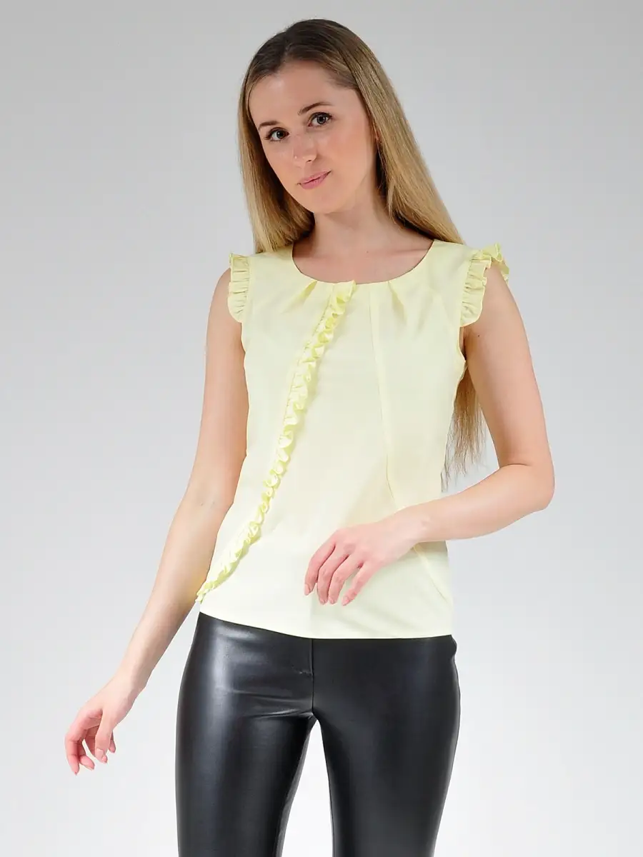 Блузка белая офисная нарядная — изображение 3