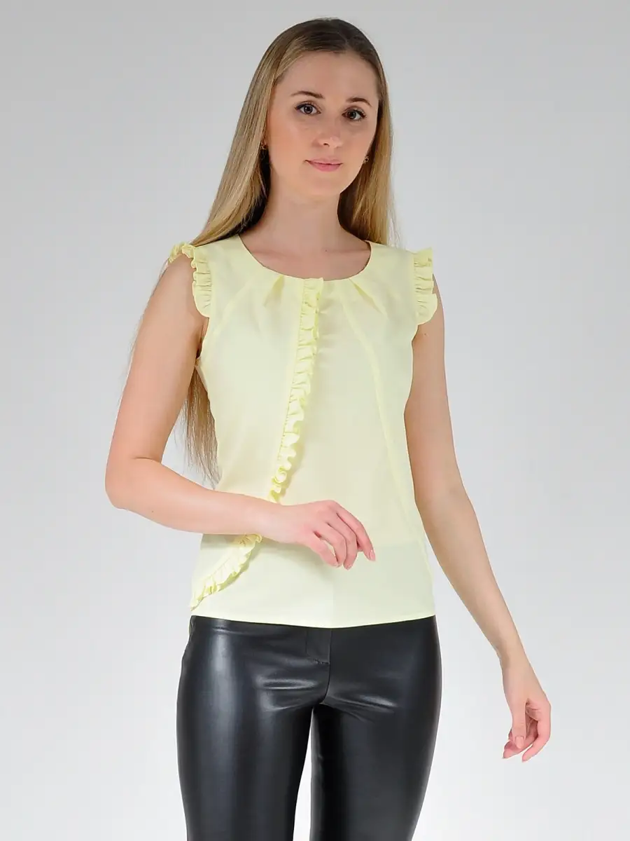 Блузка белая офисная нарядная — изображение 5