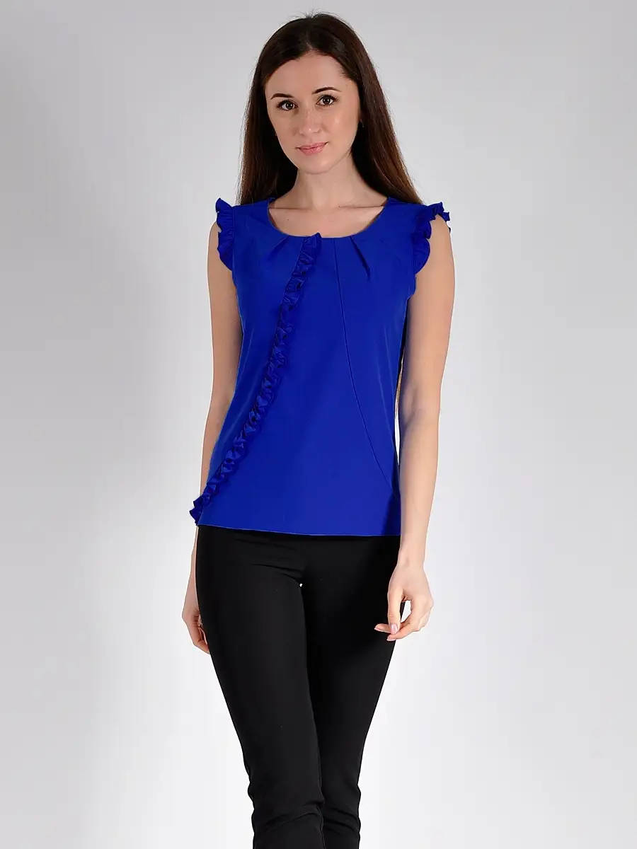 Блузка белая офисная нарядная