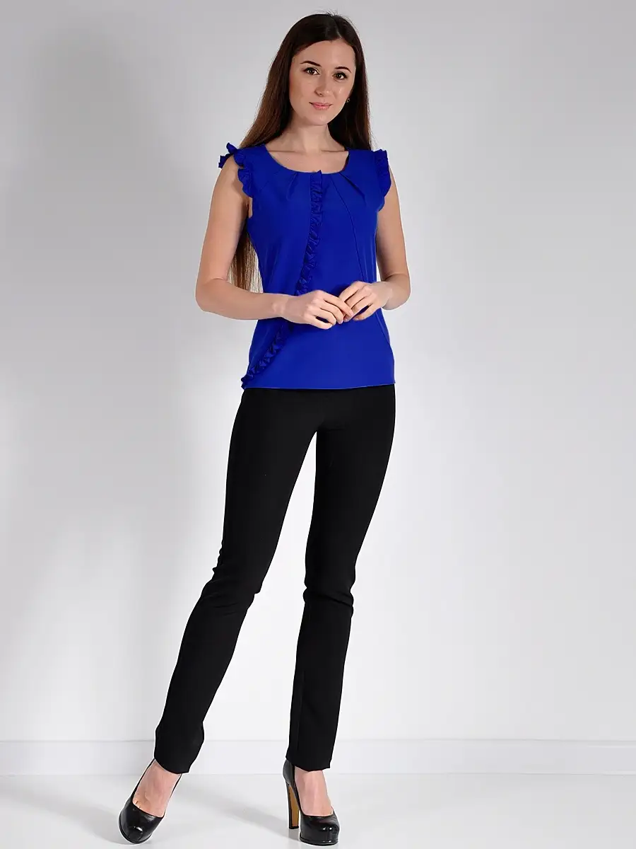 Блузка белая офисная нарядная — изображение 2