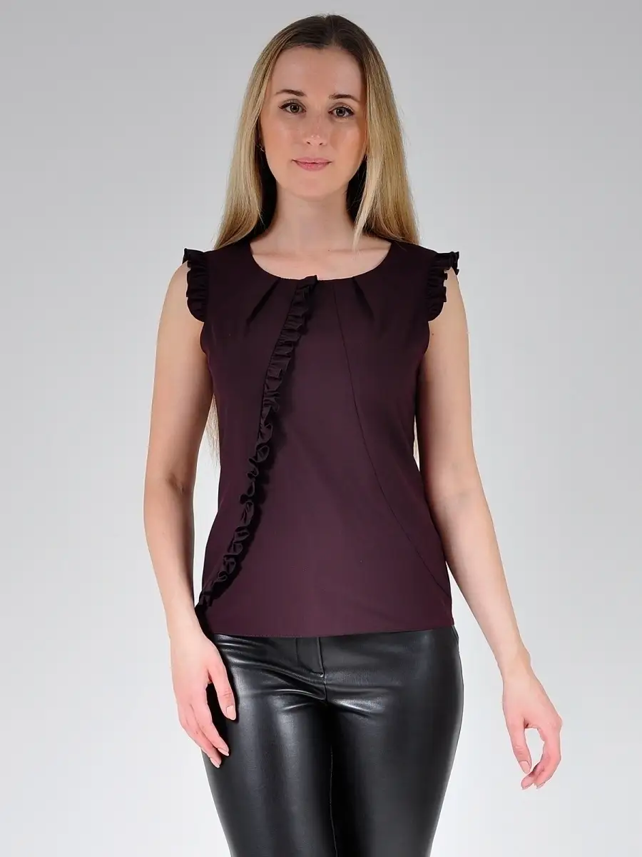 Блузка белая офисная нарядная — изображение 2