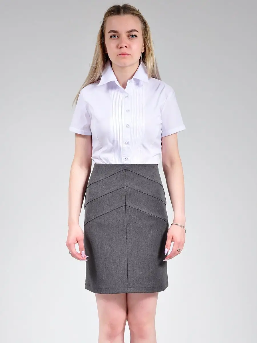 Юбка мини прямая классическая