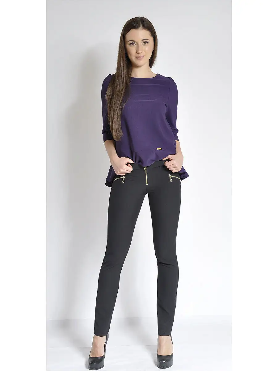 Брюки стильные модные прямые офис