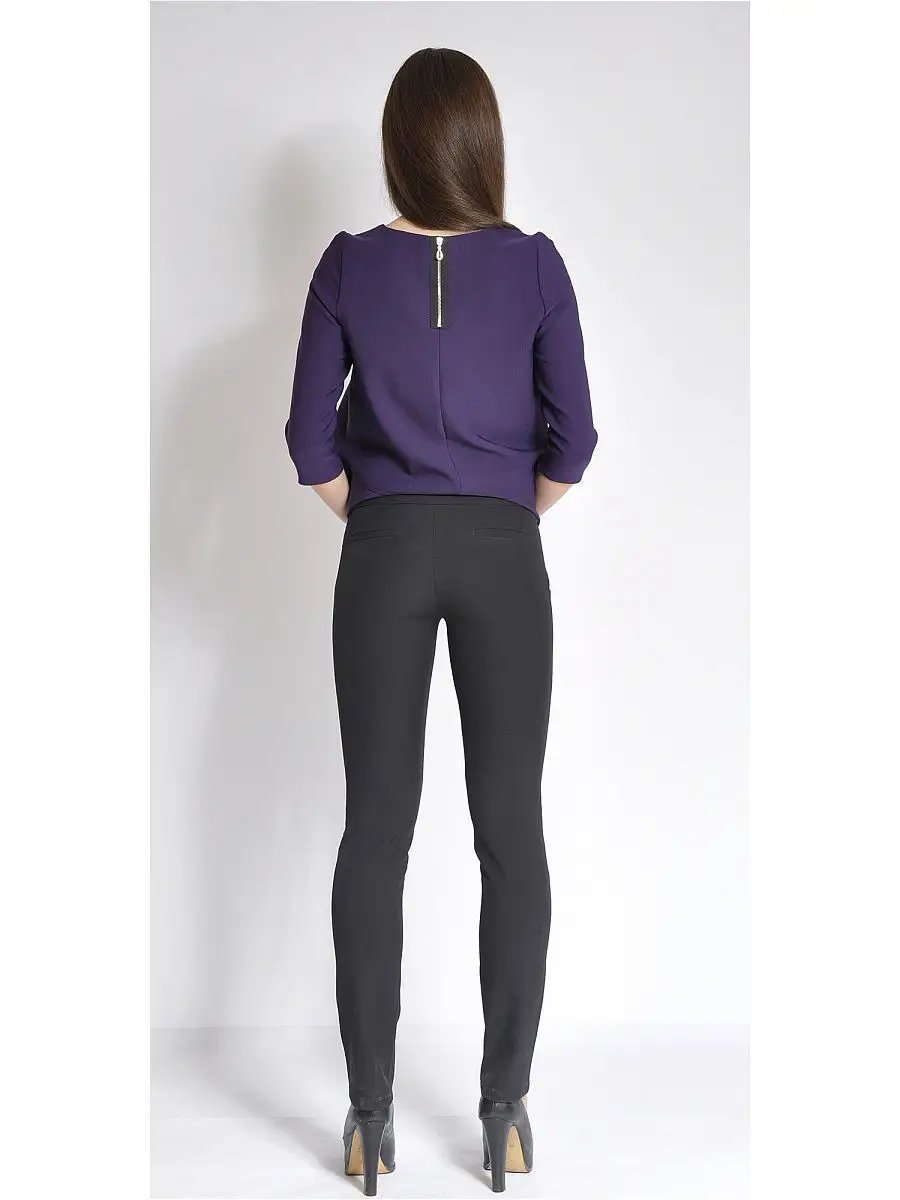 Брюки стильные модные прямые офис — изображение 3