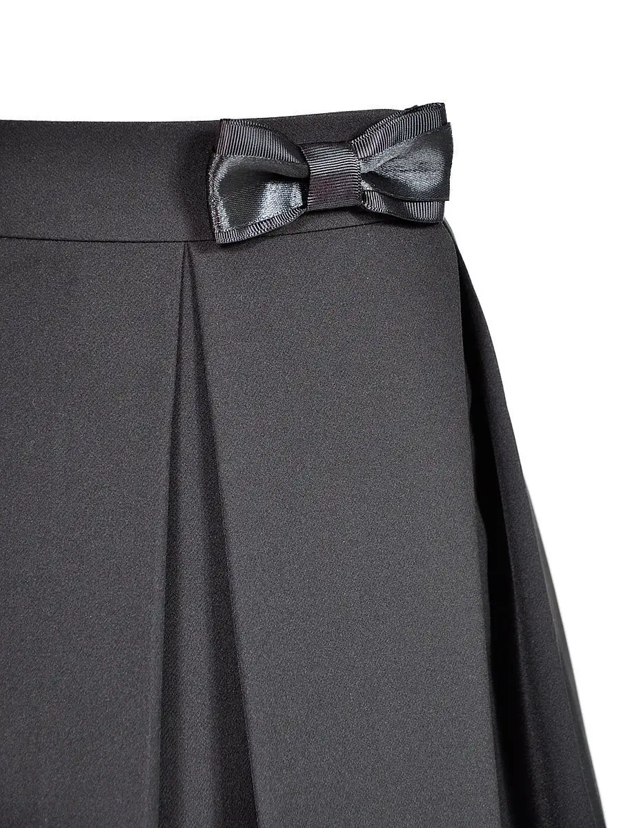 юбка школьная в складку с запахом — изображение 3