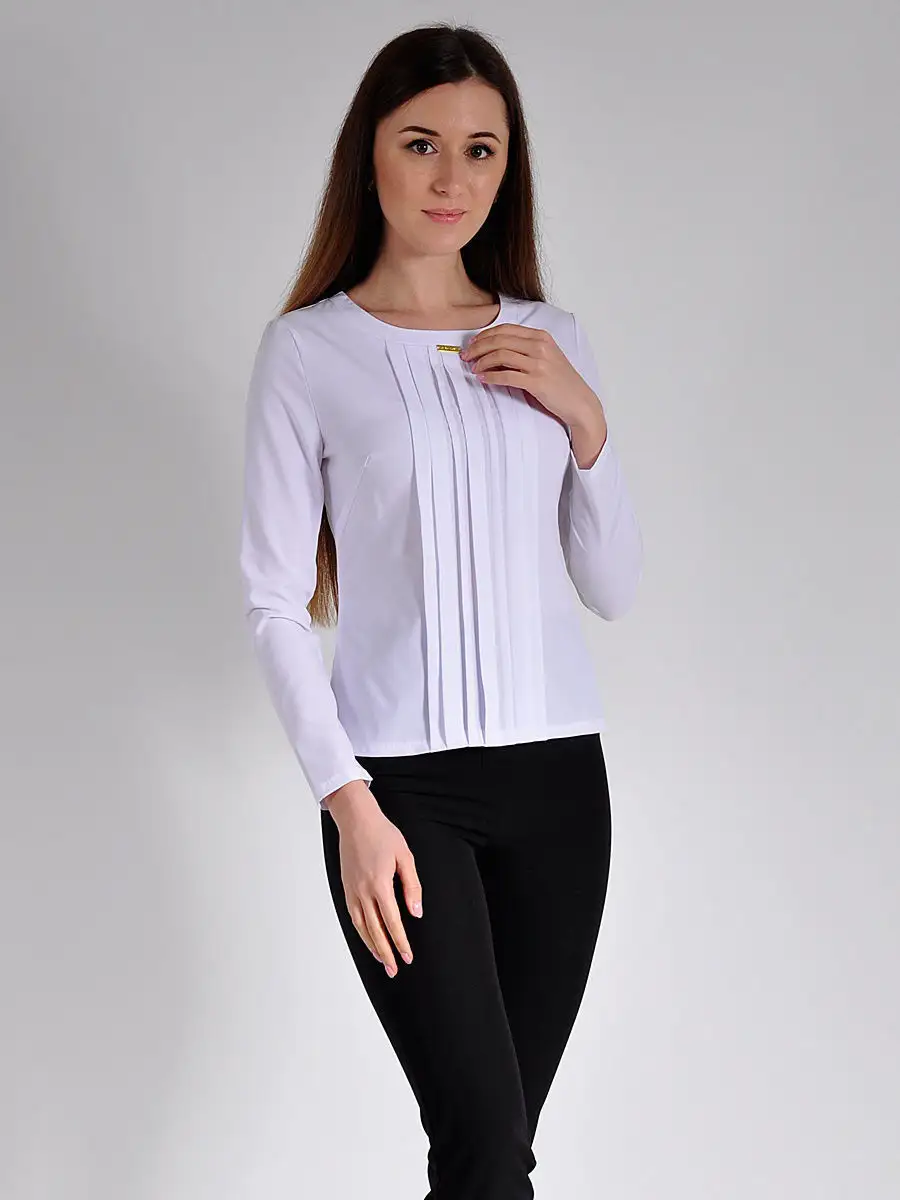 Блузка белая офисная дресс-код