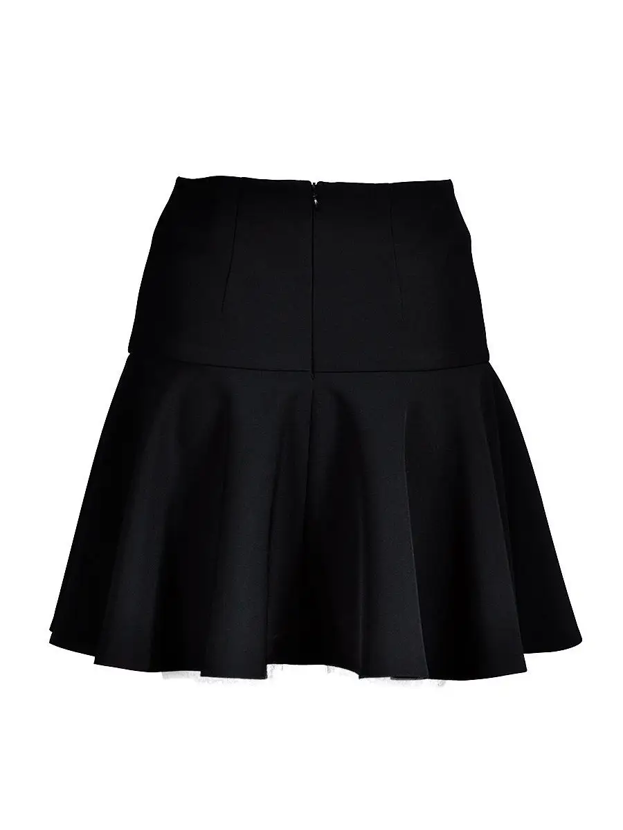 Юбка школьная для девочки с воланом — изображение 2