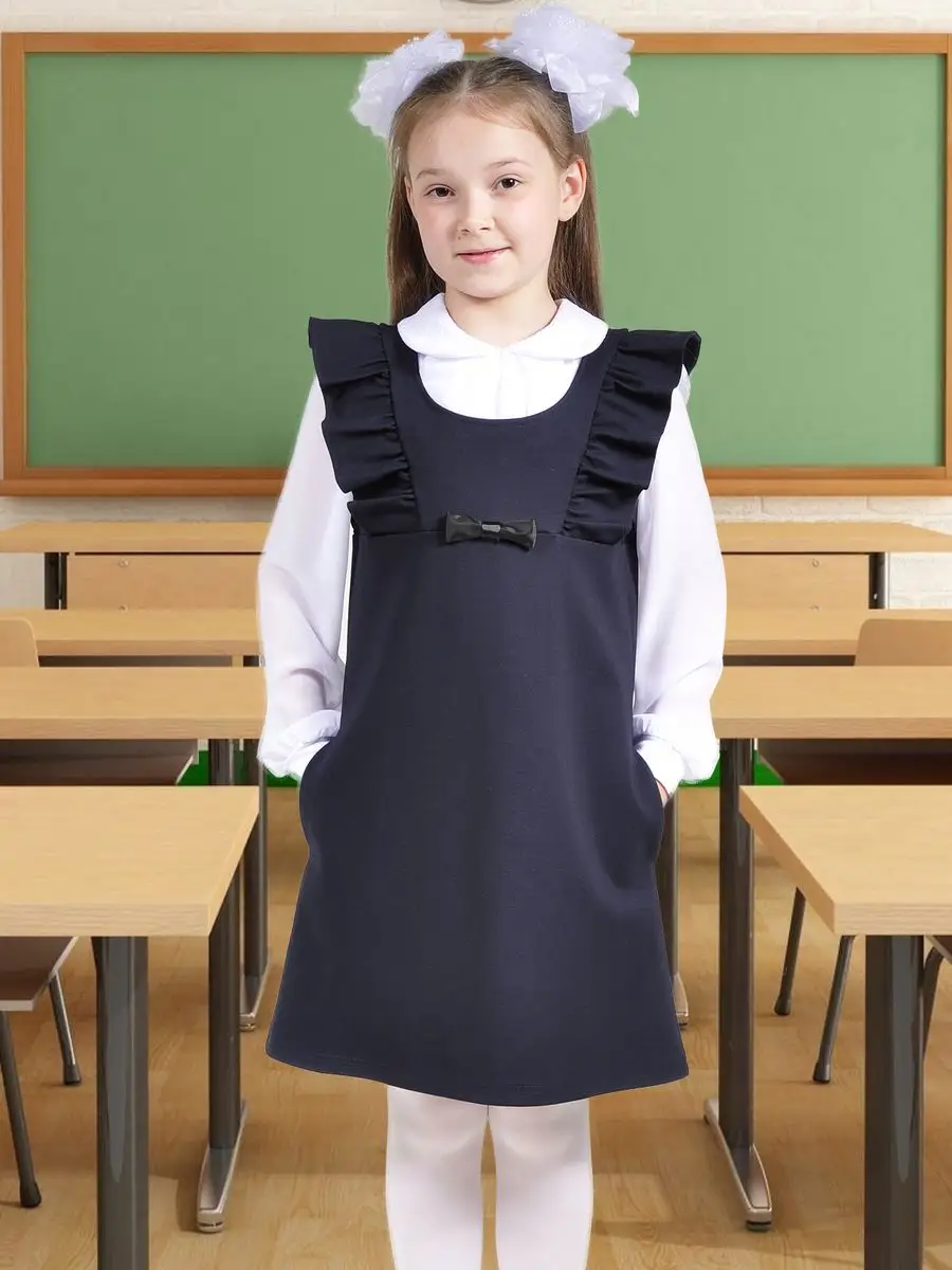 Сарафан школьный платье — изображение 5