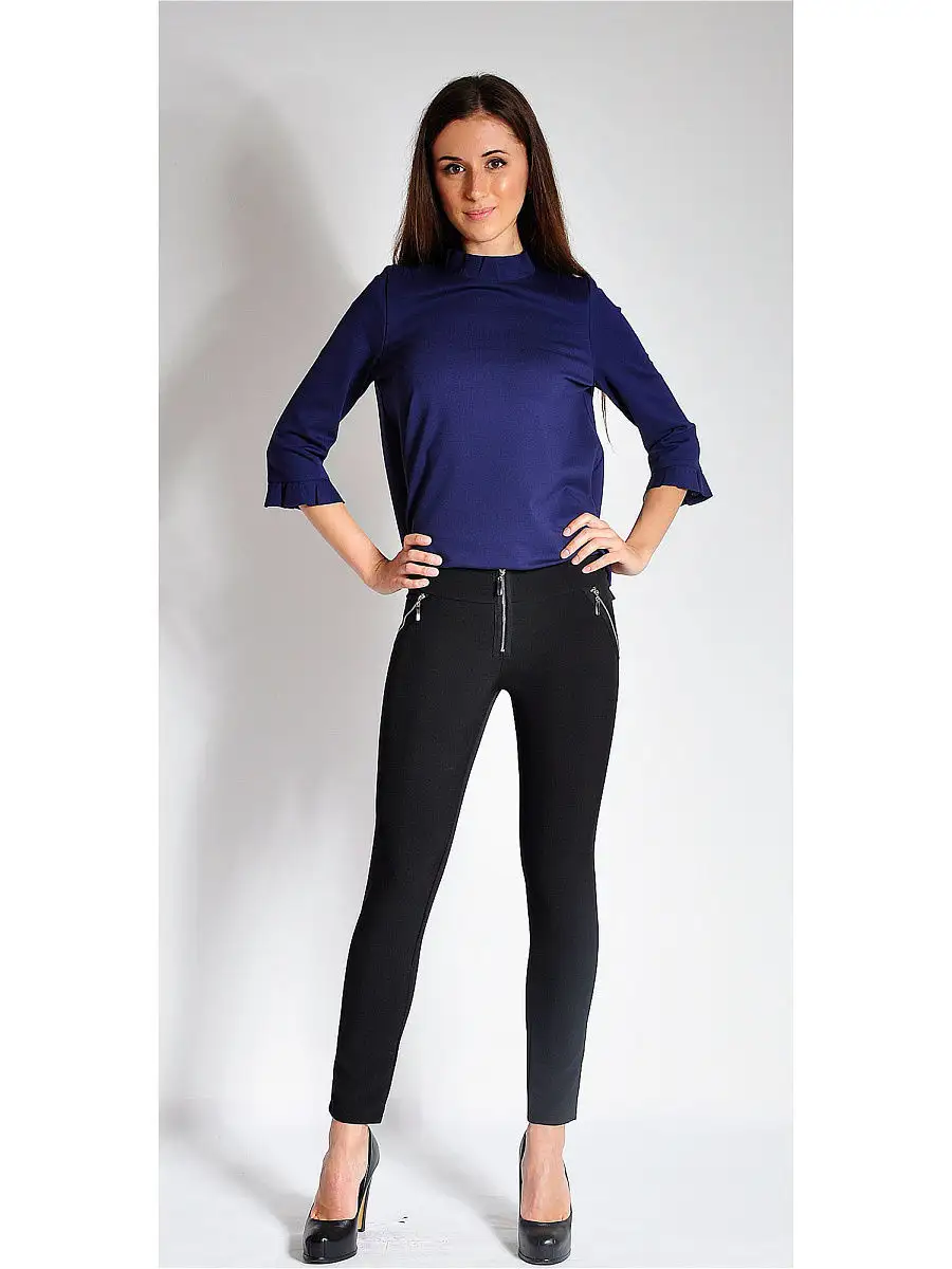 Брюки классические зауженные модные