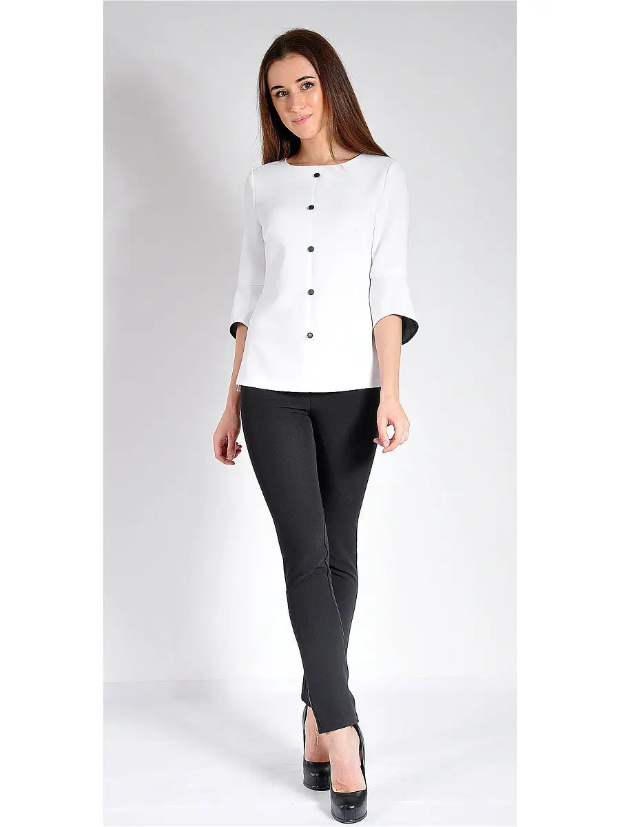 Блузка офисная нарядная модная