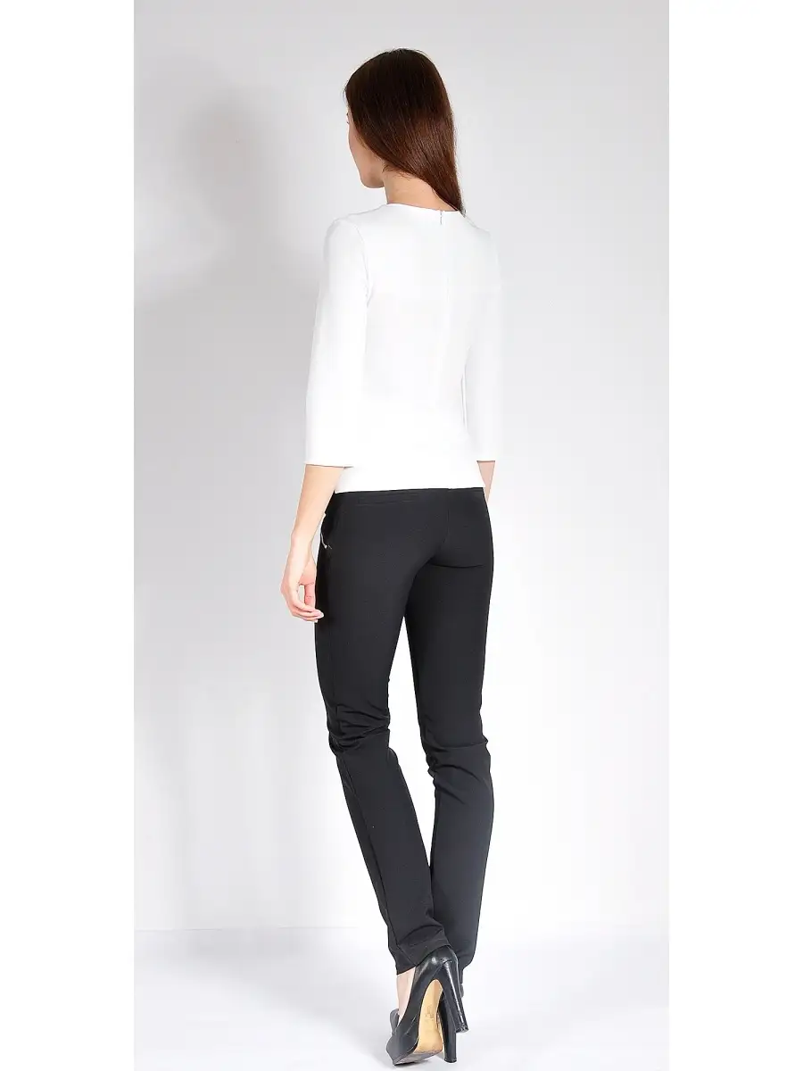 Блузка офисная нарядная под кожу — изображение 4