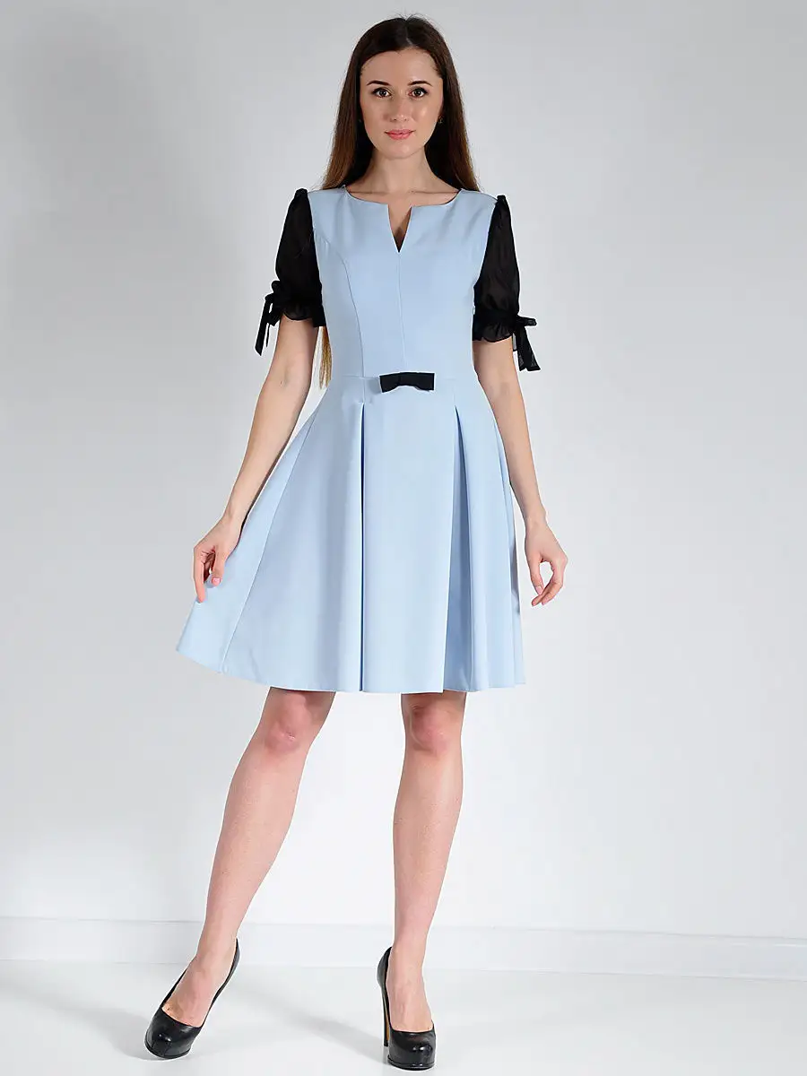 Платье модное офисное нарядное — изображение 2