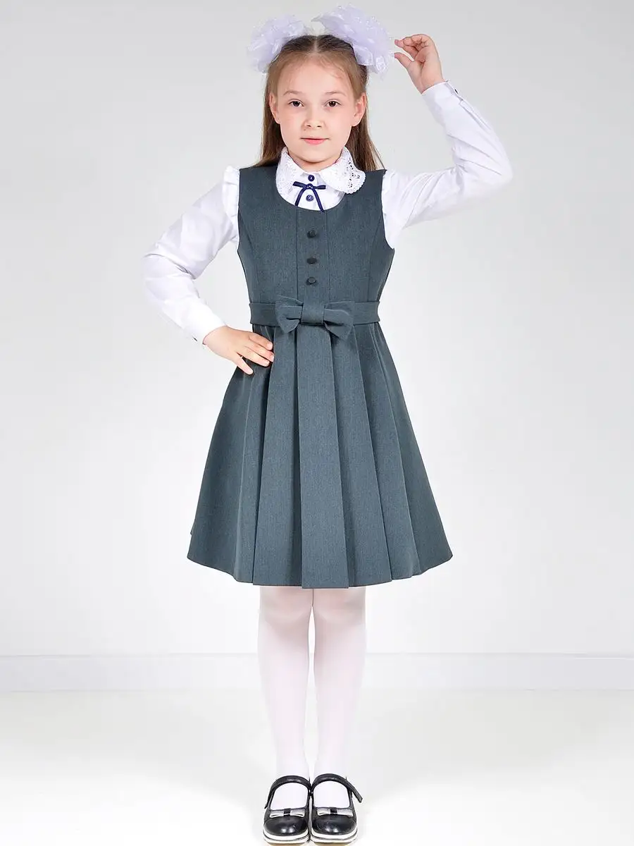 Сарафан школьный платье школьное — изображение 14