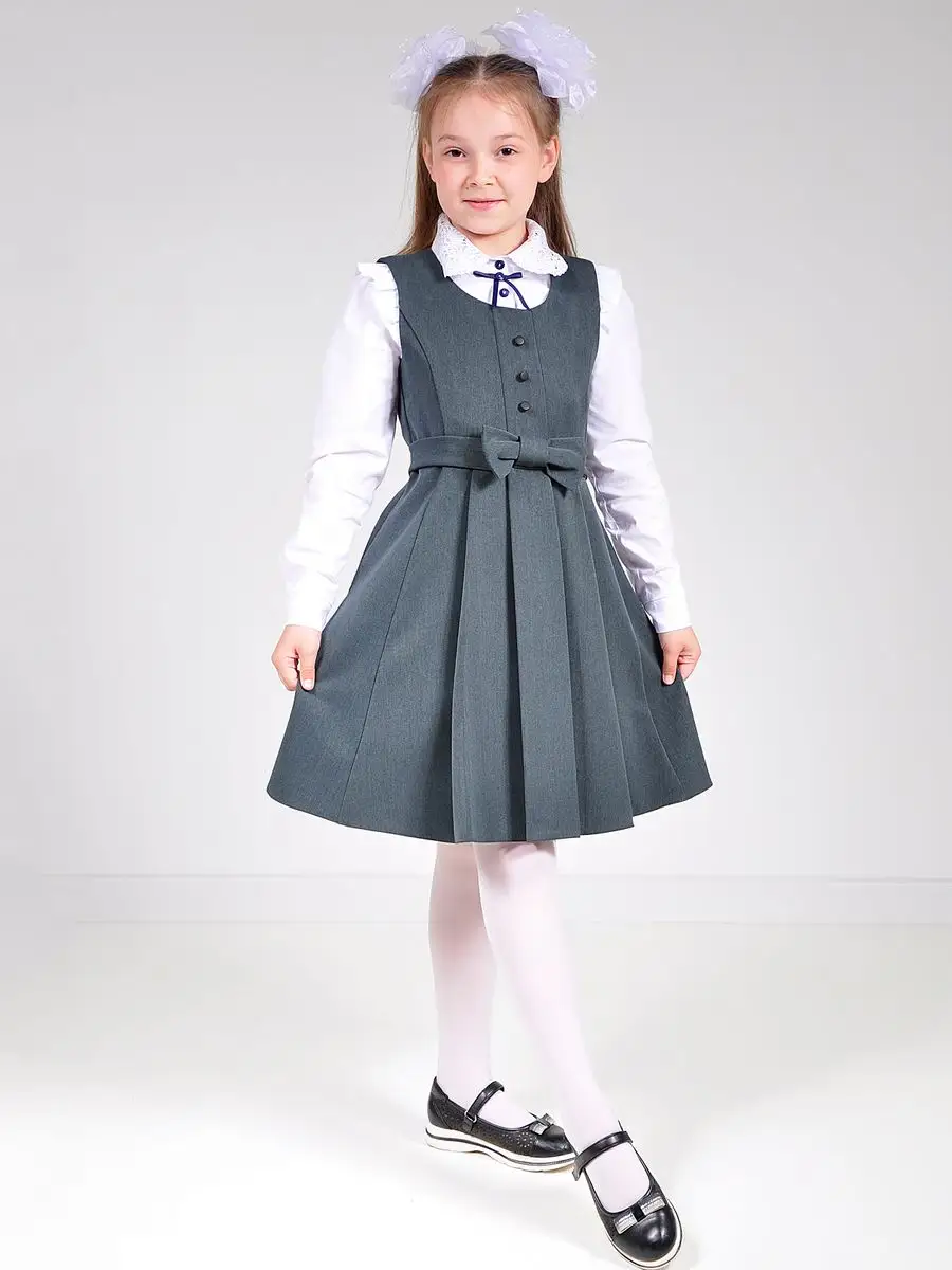 Сарафан школьный платье школьное — изображение 5