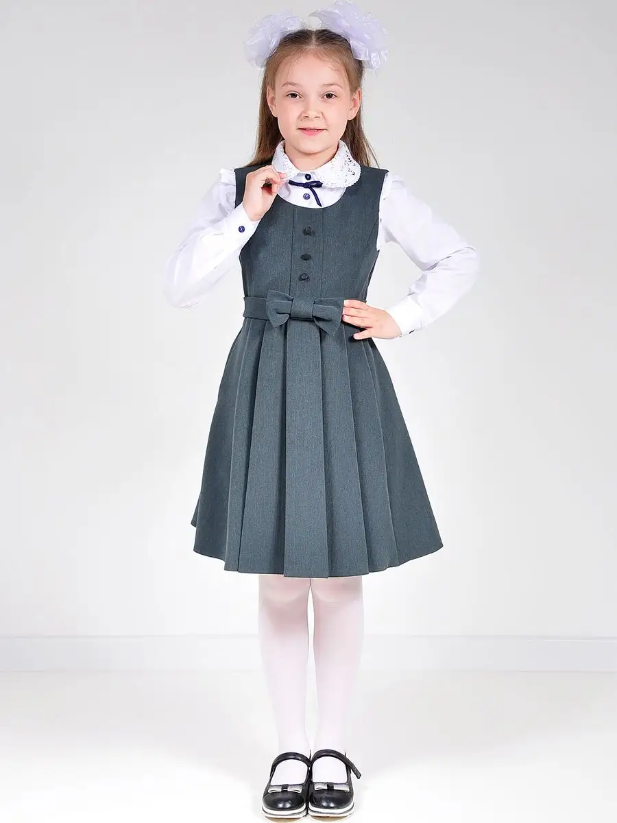 Сарафан школьный платье школьное — изображение 7