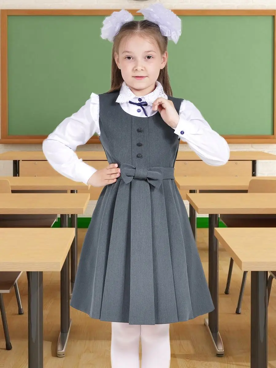Сарафан школьный платье школьное — изображение 9