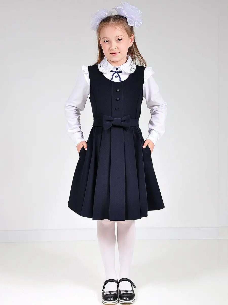 Сарафан школьный платье школьное — изображение 12