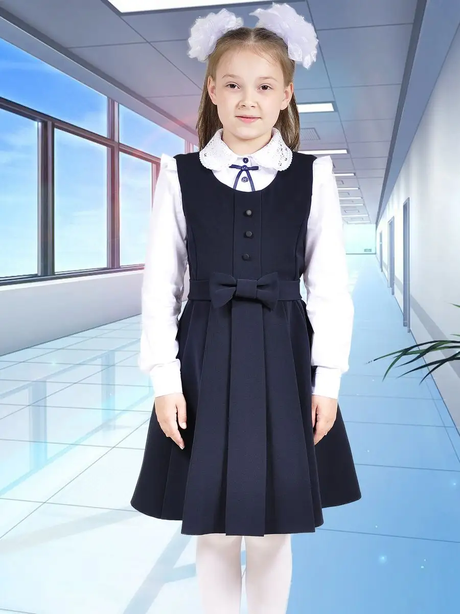 Сарафан школьный платье школьное — изображение 2