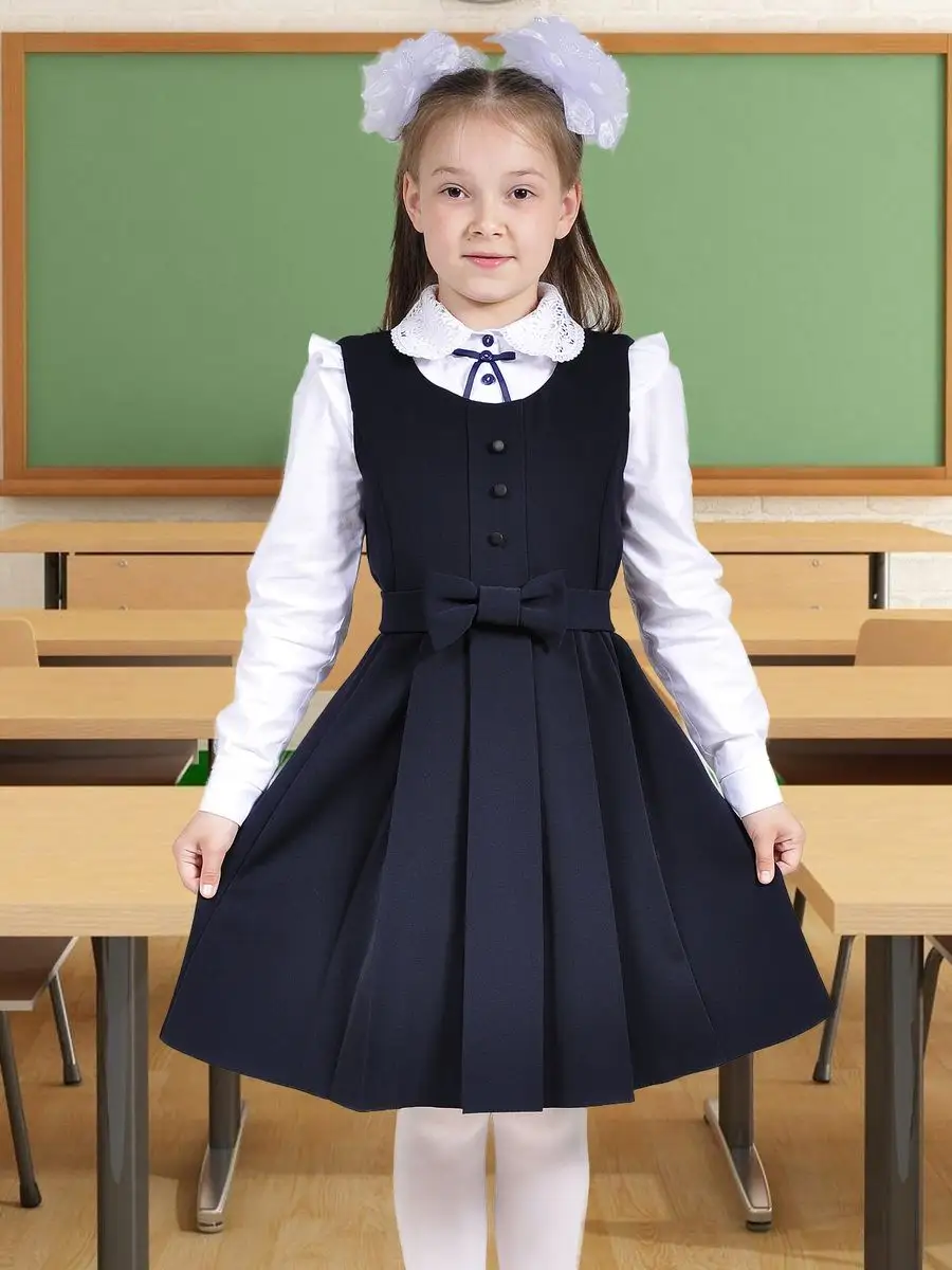 Сарафан школьный платье школьное — изображение 9