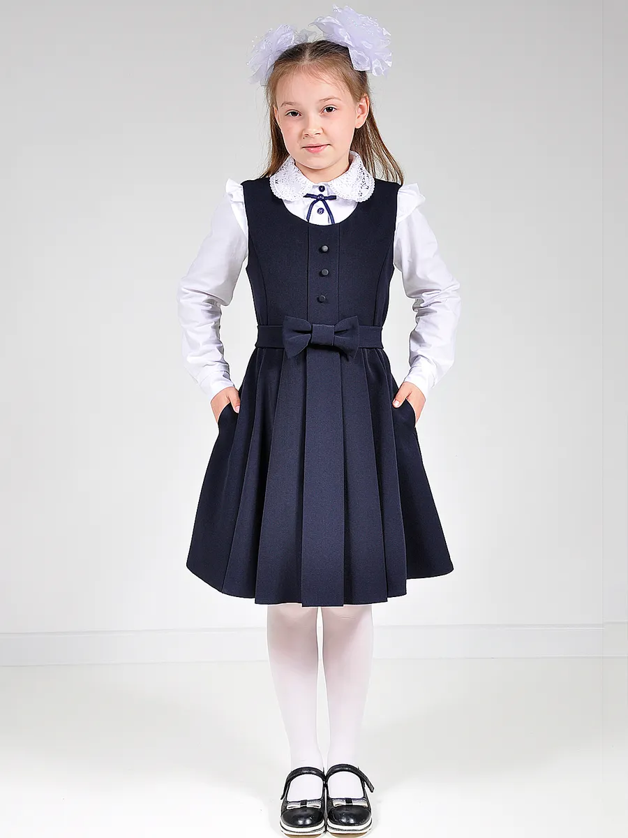 Сарафан школьный платье школьное — изображение 12