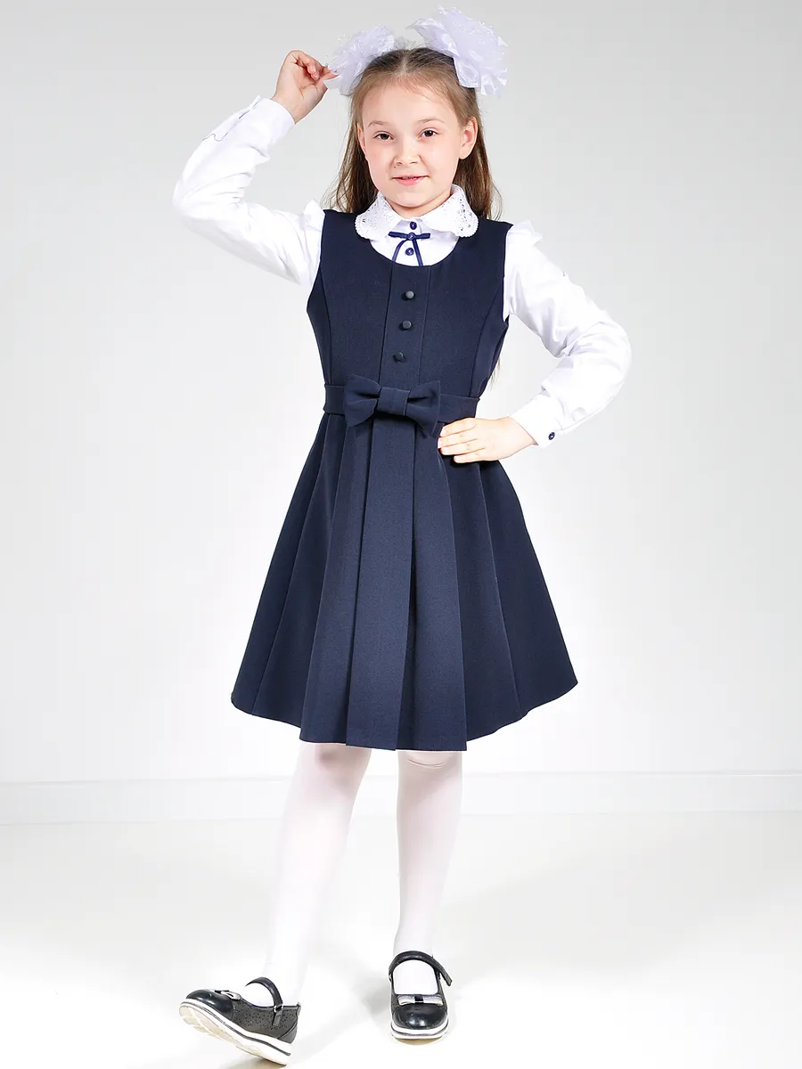 Сарафан школьный платье школьное — изображение 9