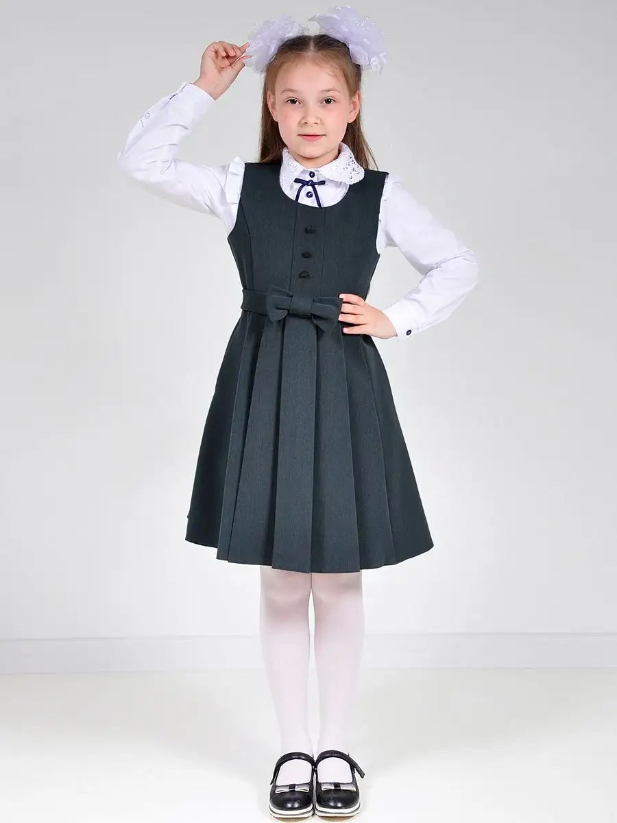 Сарафан школьный платье школьное — изображение 10
