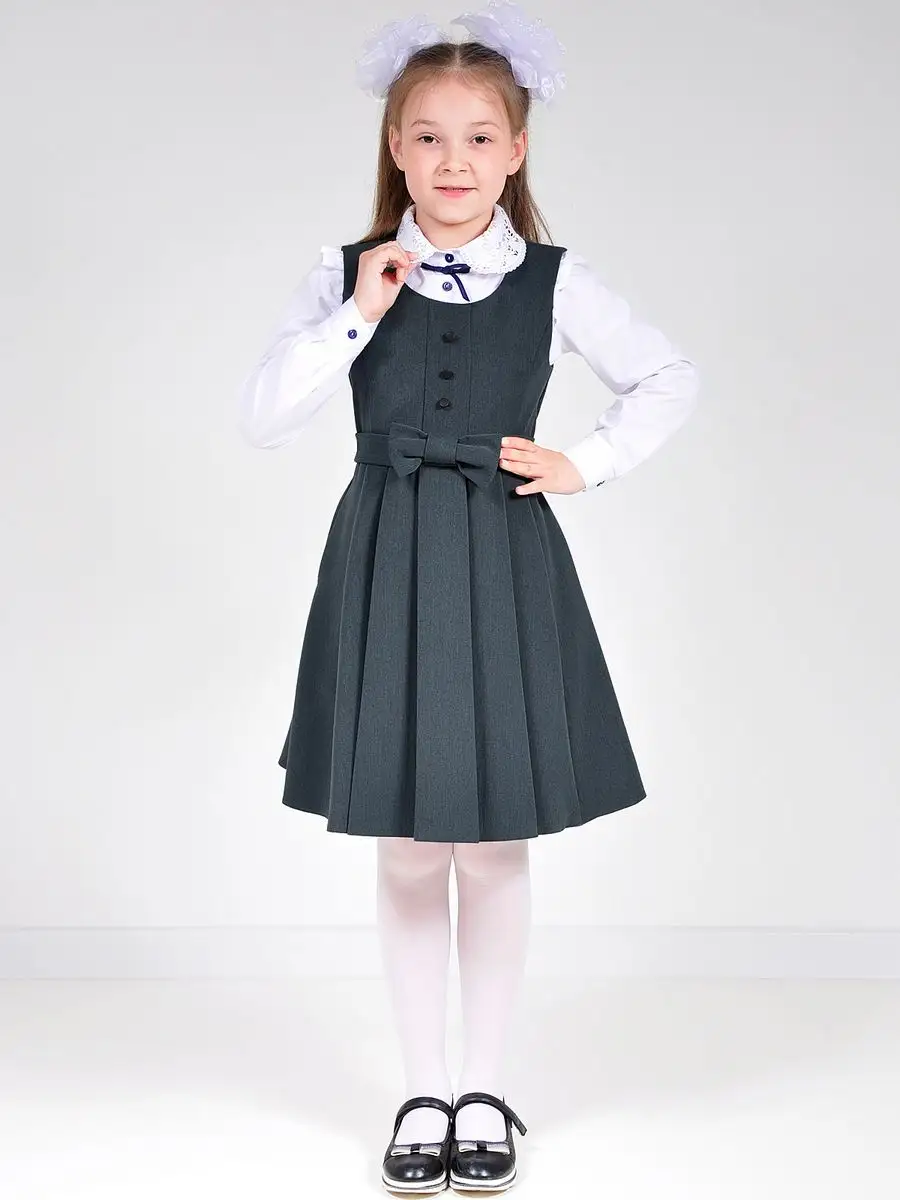 Сарафан школьный платье школьное — изображение 11