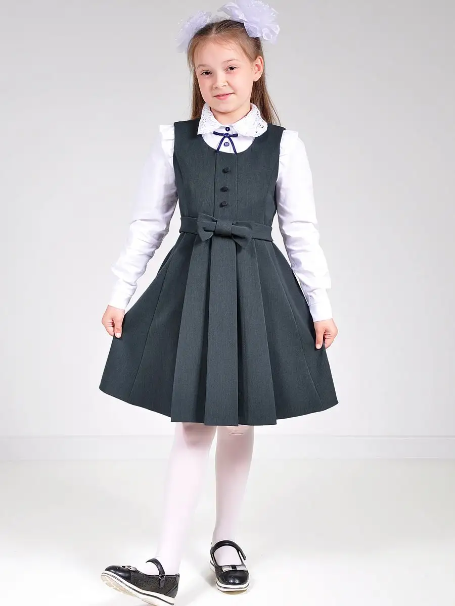 Сарафан школьный платье школьное — изображение 12