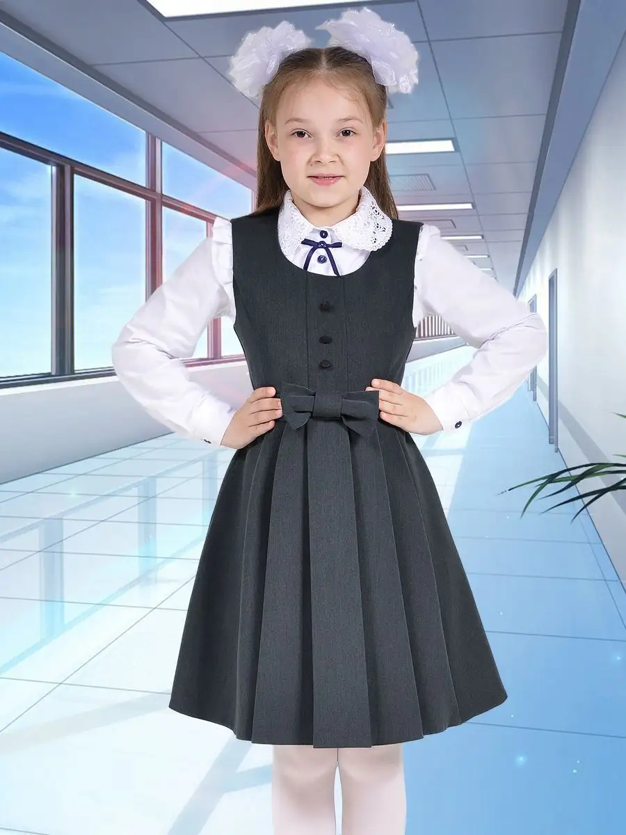 Сарафан школьный платье школьное — изображение 2