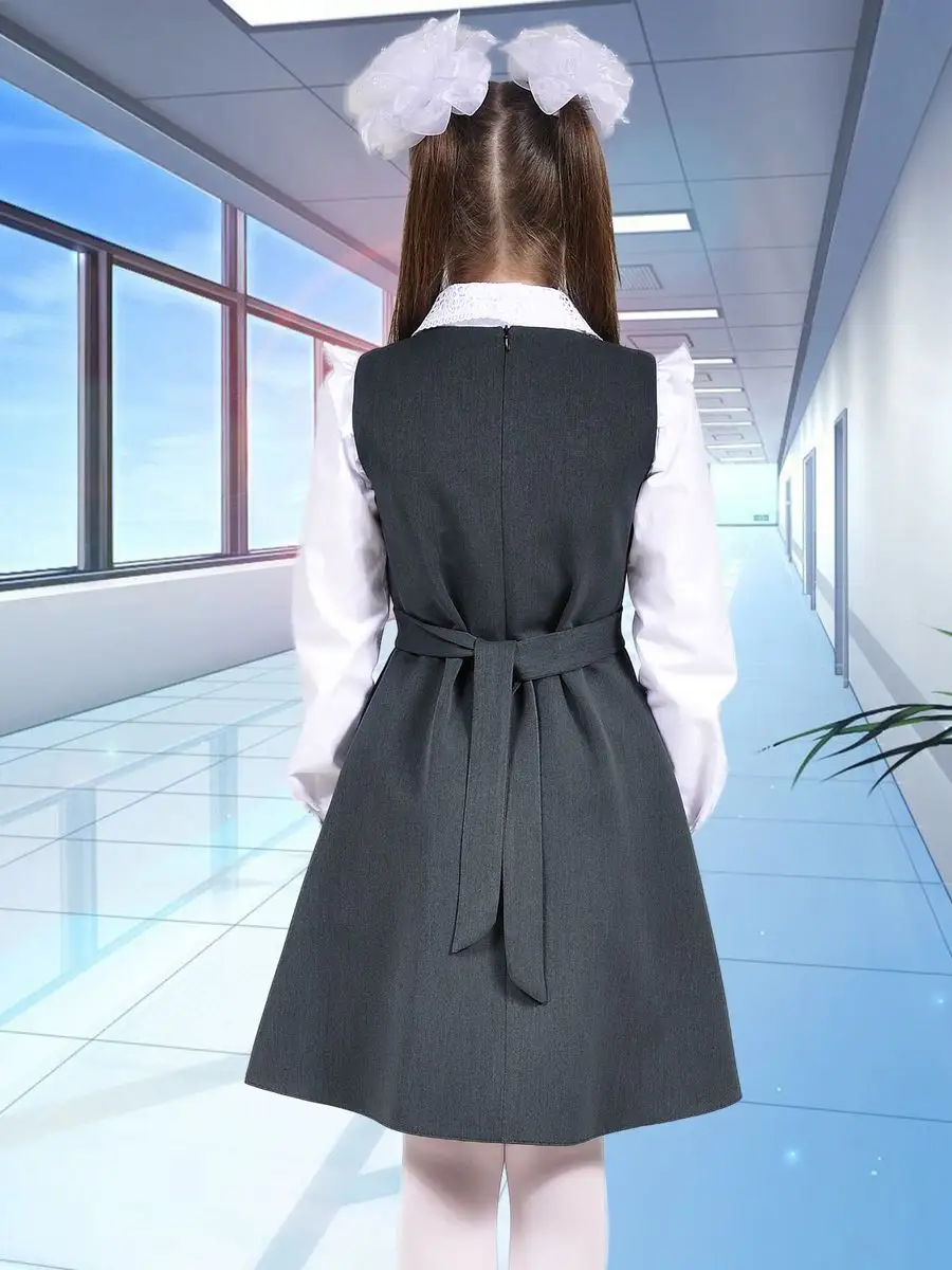 Сарафан школьный платье школьное — изображение 5