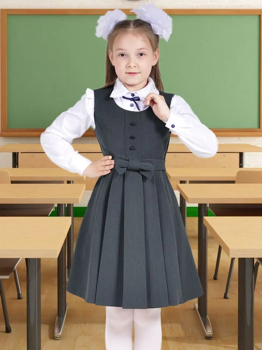 Сарафан школьный платье школьное — изображение 9