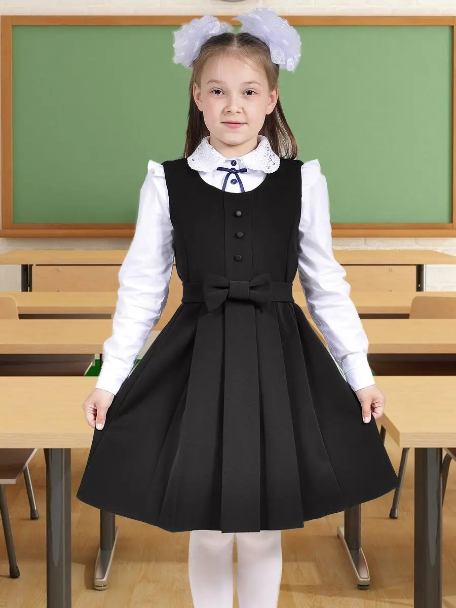 Сарафан школьный для девочки — изображение 8