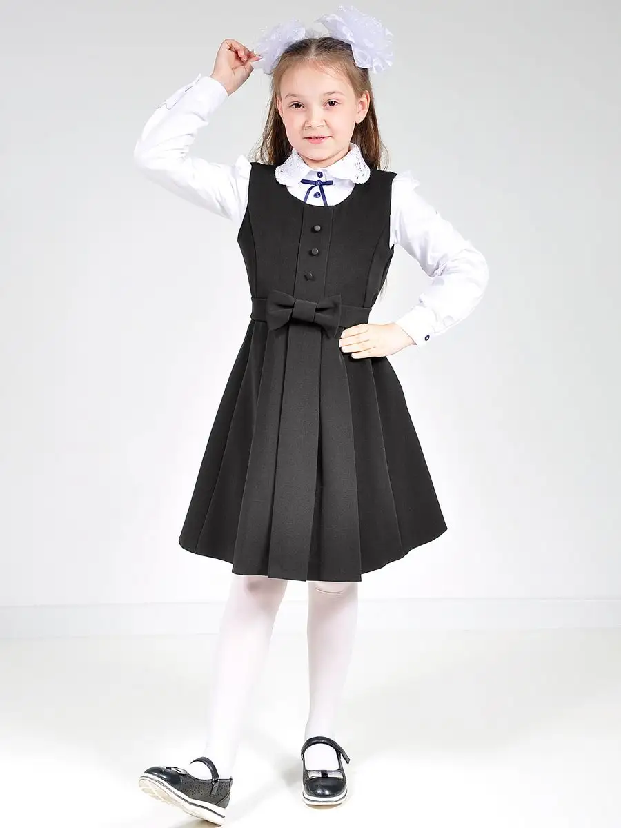 Сарафан школьный платье школьное — изображение 11