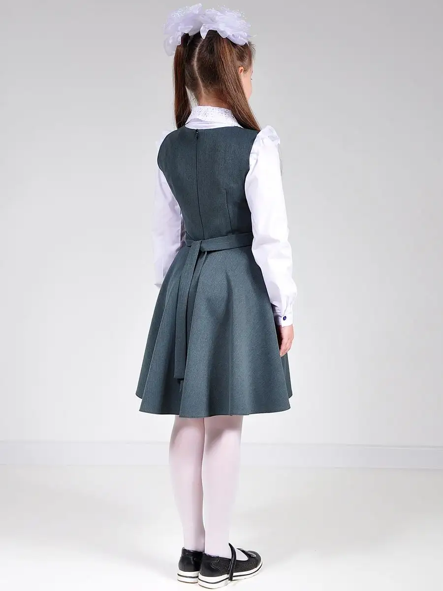 Сарафан школьный для девочек, платье — изображение 13