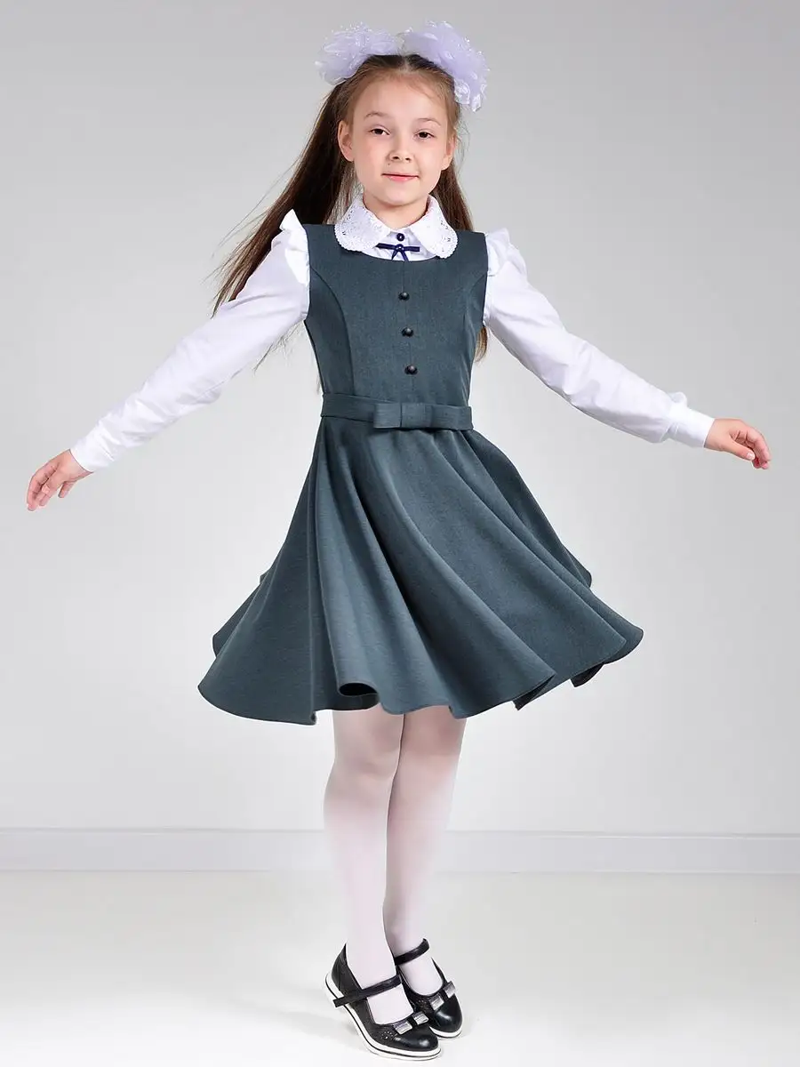 Сарафан школьный для девочек, платье — изображение 15