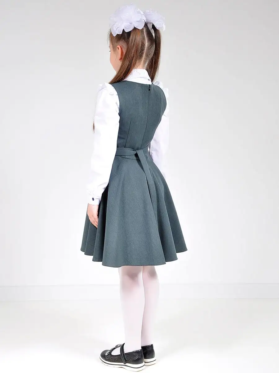 Сарафан школьный для девочек, платье — изображение 16