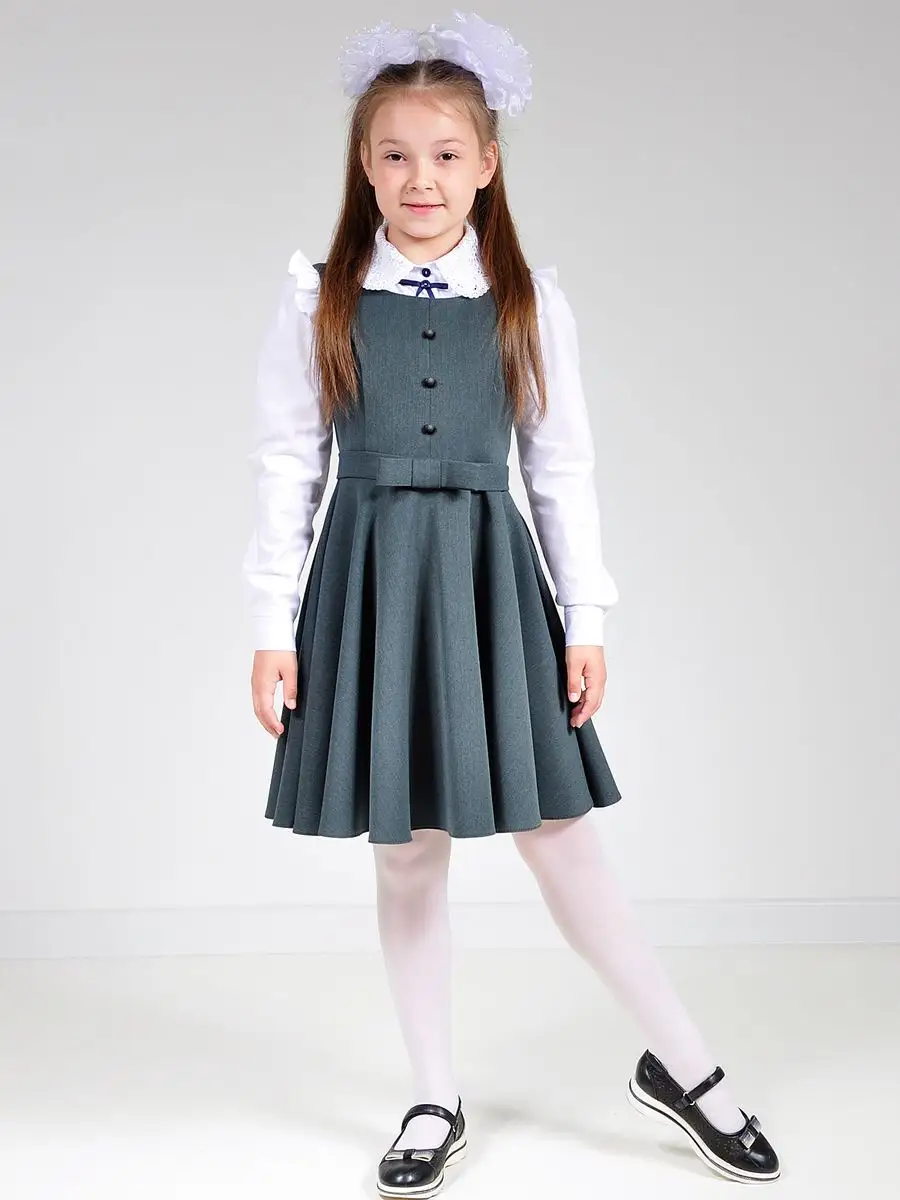 Сарафан школьный для девочек, платье — изображение 7