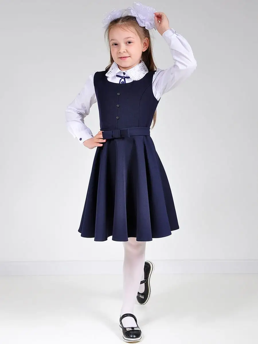 Сарафан школьный для девочек, платье — изображение 15