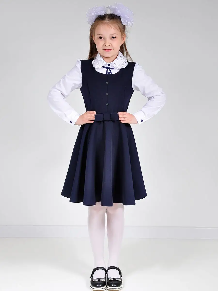 Сарафан школьный для девочек, платье — изображение 6