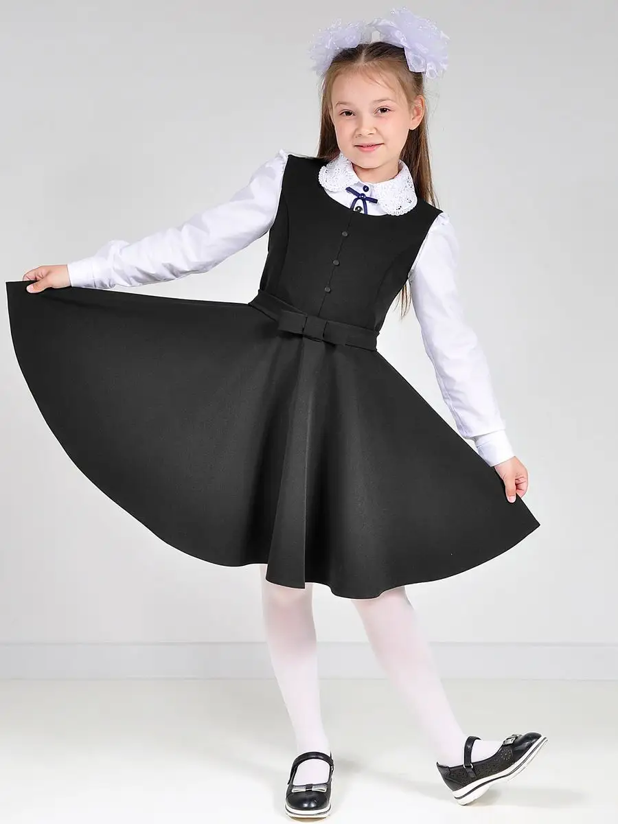 Сарафан школьный для девочек, платье — изображение 11