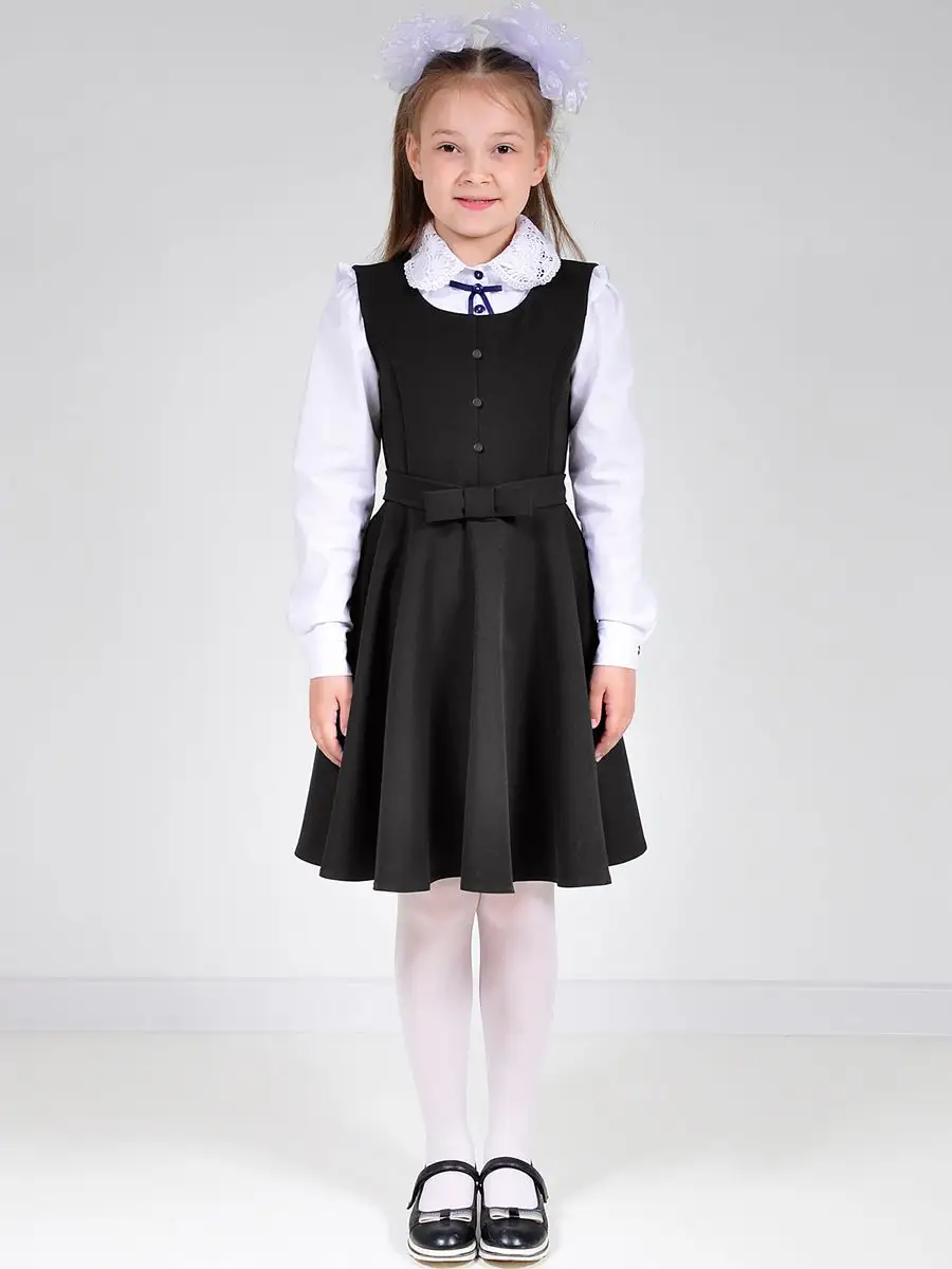 Сарафан школьный для девочек, платье — изображение 12