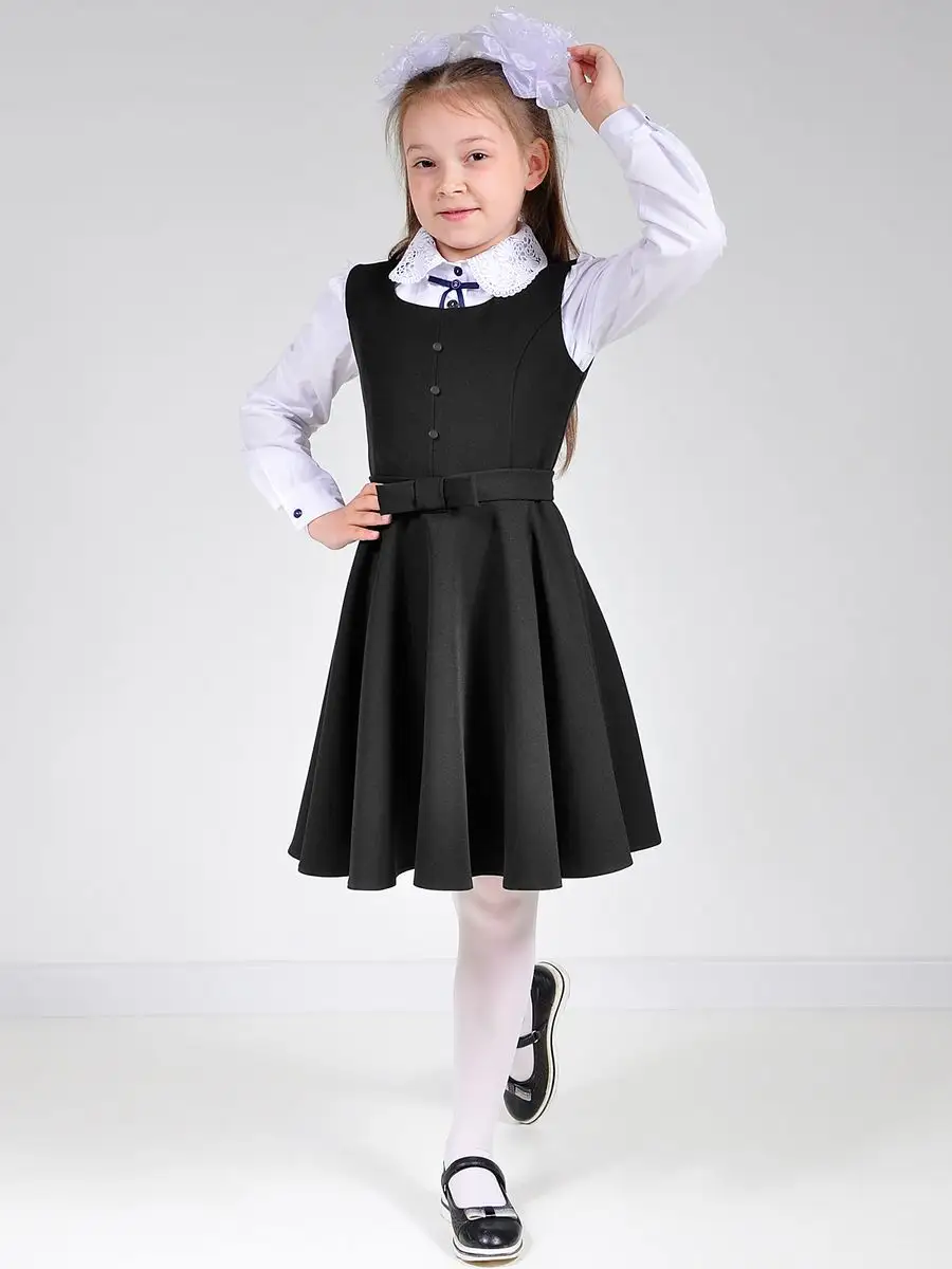 Сарафан школьный для девочек, платье — изображение 14