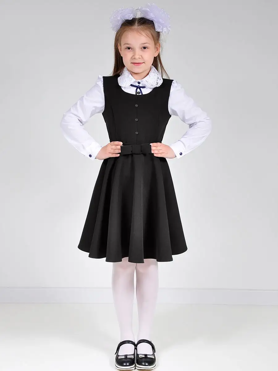 Сарафан школьный для девочек, платье — изображение 6